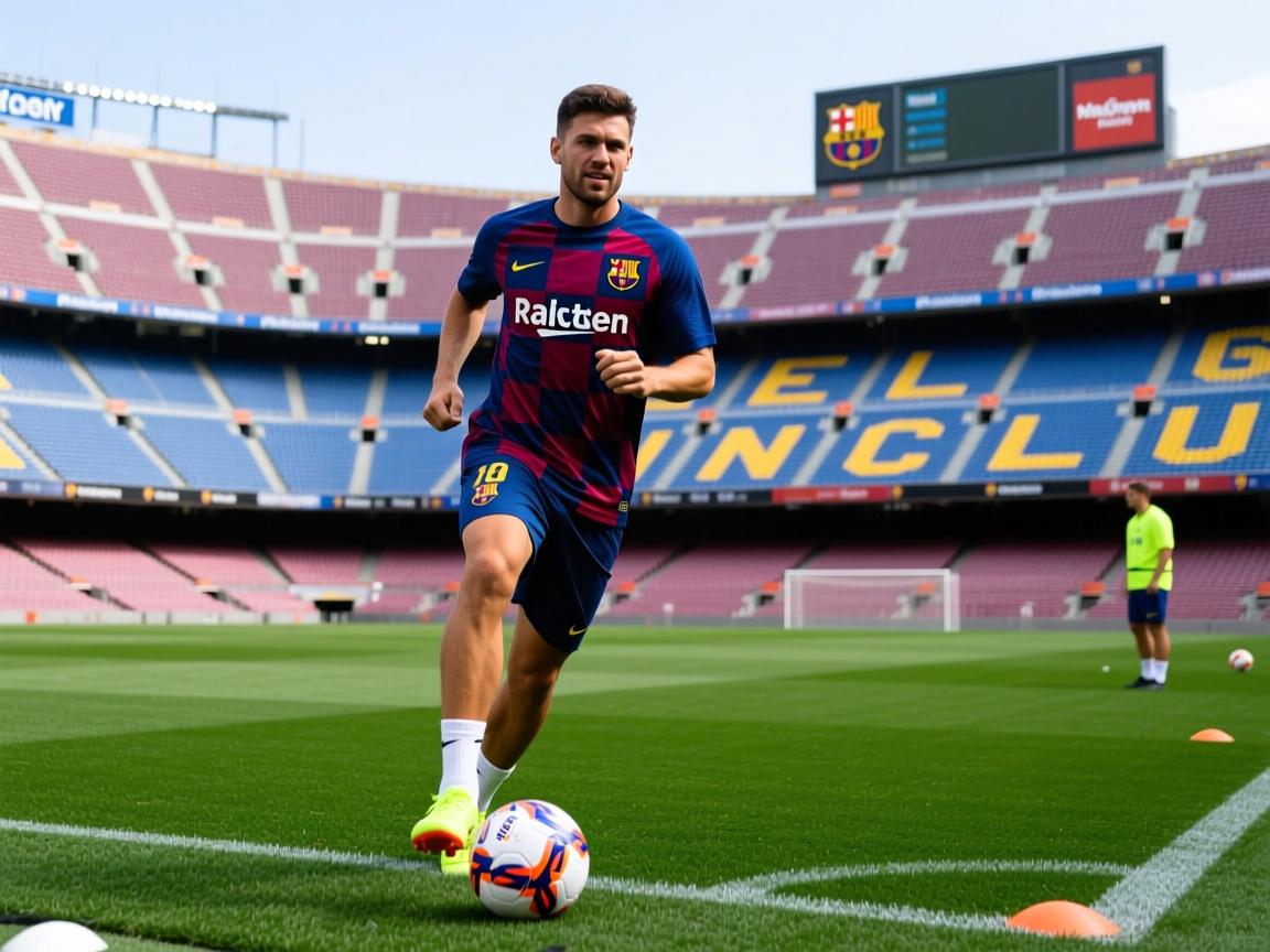 巴塞罗那一线队休息日自发训练，为西甲比赛蓄力